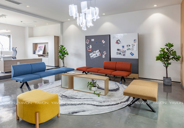 雅風(fēng)辦公家具展廳四樓樂(lè)高休閑沙發(fā)