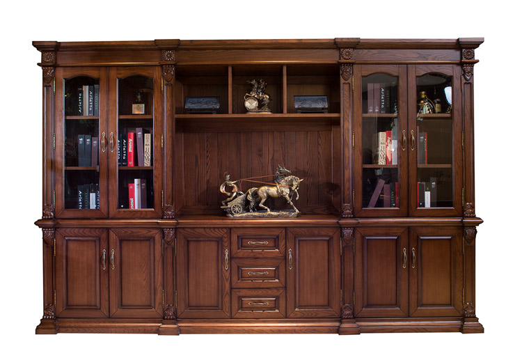 3.2m金典書(shū)柜正面